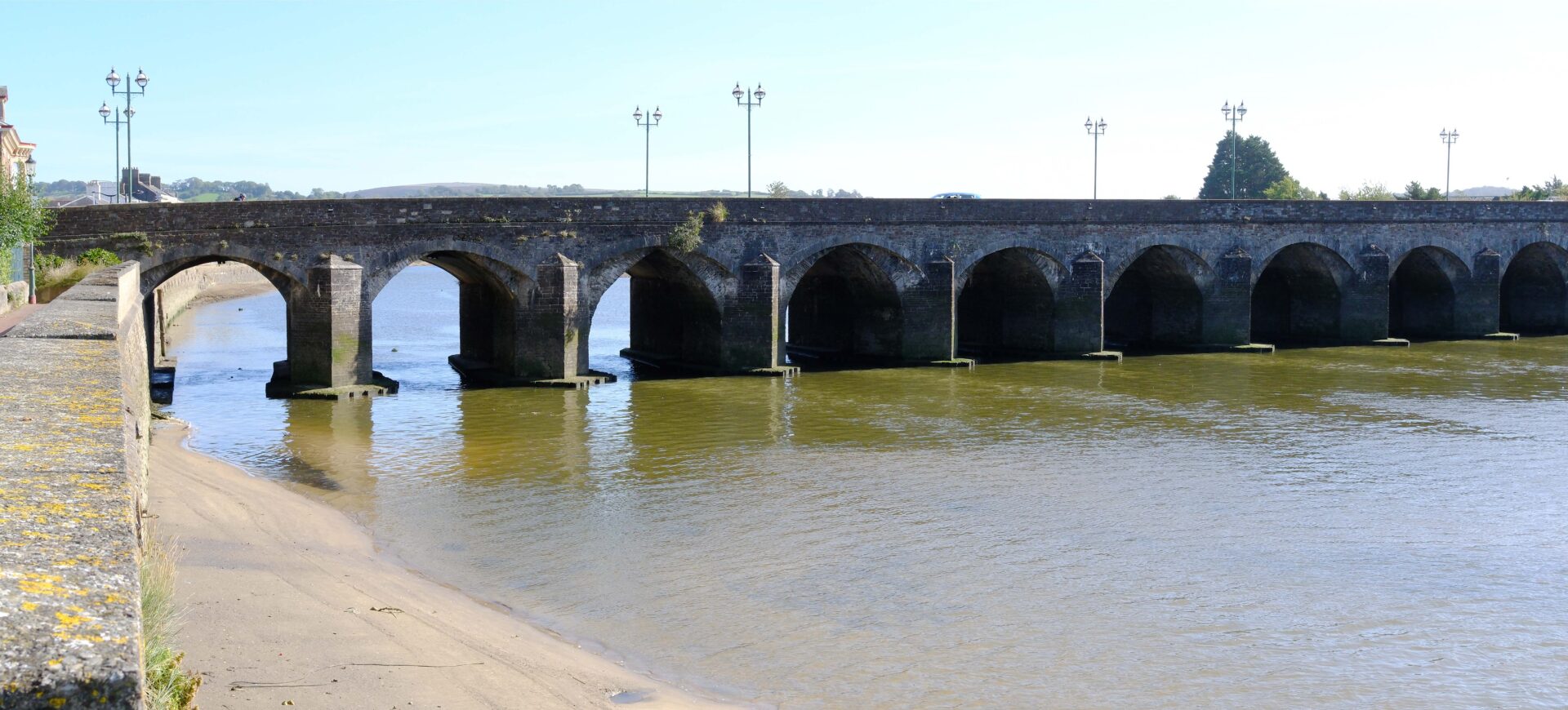 Barnstaple, Devon, Butchers Row, Pannier Market, Long Bridge, Clock Tower, Museum